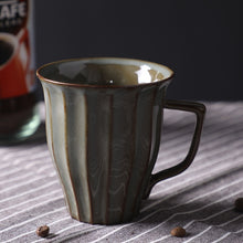Load image into Gallery viewer, Japanese style coarse ceramic heat-resistant mug milk coffee ceramic cup office drinkware gift
