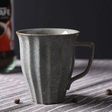 Load image into Gallery viewer, Japanese style coarse ceramic heat-resistant mug milk coffee ceramic cup office drinkware gift
