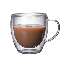Load image into Gallery viewer, Double Wall Glass Coffee Mug Tea Beer Milk Mug Handmade Transparent Lemon Mug Water Drink Cup Copo Caneca Criativa Beer Glass
